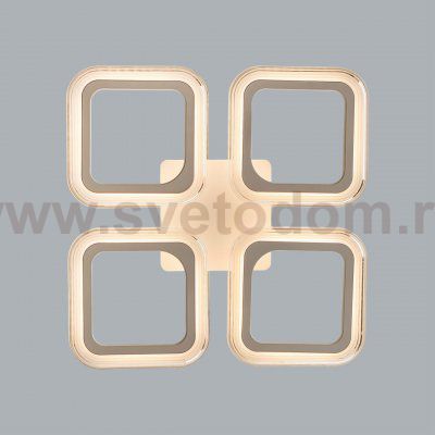 8026/42CL LEDIO LN24 белый/белый, металл/акрил Потолочный светильник с ПДУ LED 42W 3000-6000К 220V KVADRO