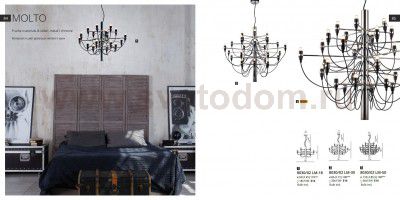 Люстра хай тек Divinare 8030/02 LM-50 MOLTO