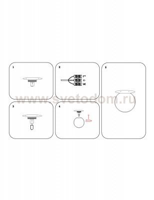 Светильник потолочный Lightstar 803010 Globo