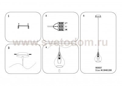 Подвесной светильник Lightstar 803038 Pentola