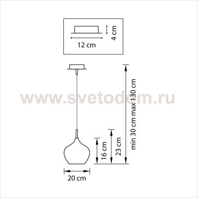 Подвесной светильник Lightstar 803043 Pentola