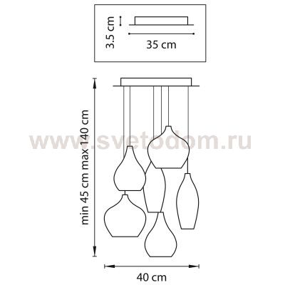 Подвесной светильник Lightstar 803068 Pentola