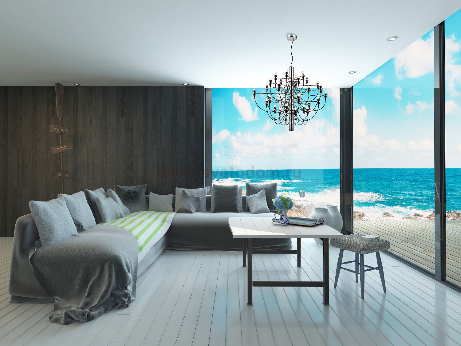 Люстра хай тек Divinare 8030/02 LM-50 MOLTO