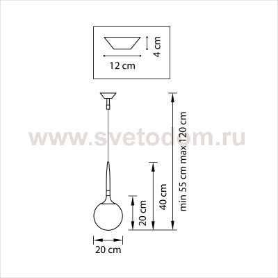 Подвесной светильник Lightstar 803110 Globo