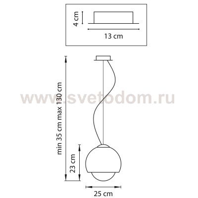Подвесной светильник Lightstar 803114 Dissimo