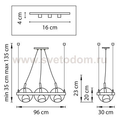 Люстра подвесная Lightstar 803131 Palla