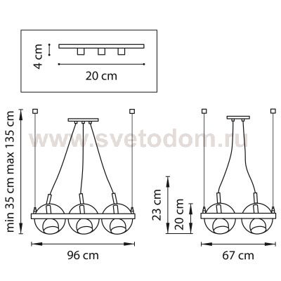 Люстра подвесная Lightstar 803161 Palla