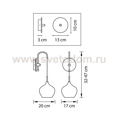 Светильник бра Lightstar 803540 Pentola