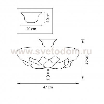 Люстра потолочная Lightstar 804057 Petalo