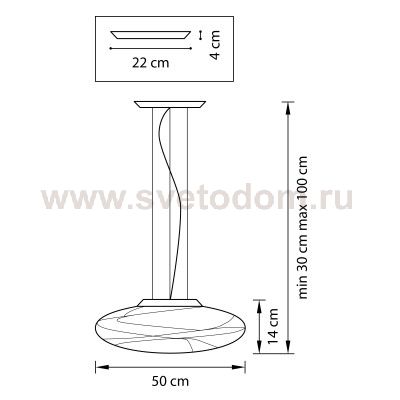 Люстра подвесная Lightstar 804131 Cioccolato