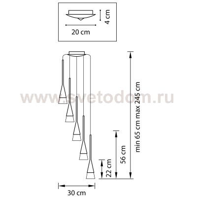 Подвесной светильник Lightstar 804250 Conicita