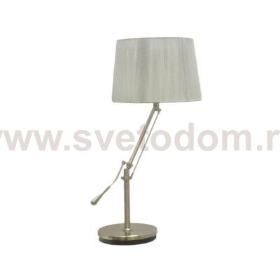 Настольная лампа АЛЬФАСИ Никель w60 h60 E27 1*40W Kink light 8048,16