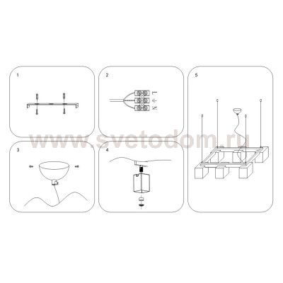 Люстра подвесная Lightstar 805060 Qubica
