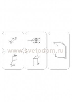 Светильник бра Lightstar 805610 Qubica