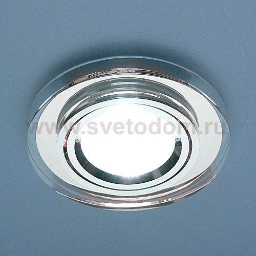 Светильник Elektrostandard 8060 BR Circle-SL прозр. круг/хром