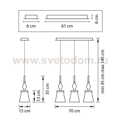 Подвесной светильник Lightstar 806030 Escica