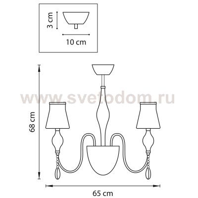 Люстра потолочная Lightstar 806050 Escica