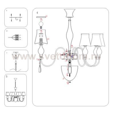 Люстра подвесная Lightstar 806080 Escica
