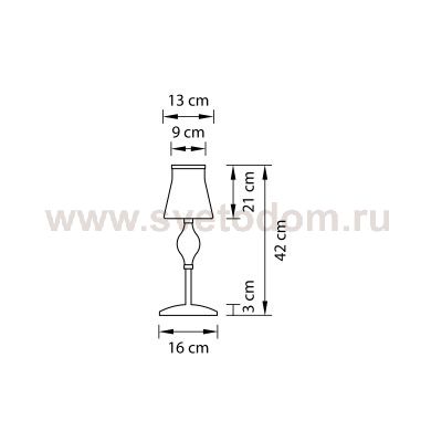 Настольная лампа Lightstar 806910 Escica