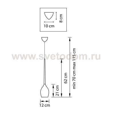 Подвесной светильник Lightstar 807111 Meta duovo
