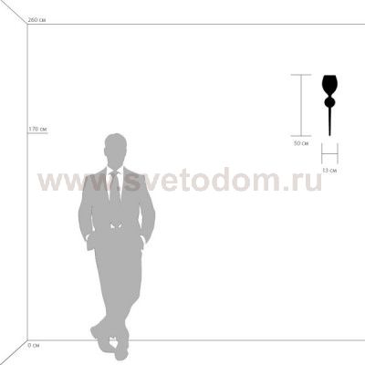 Светильник бра Lightstar 807611 Meta duovo зеленый