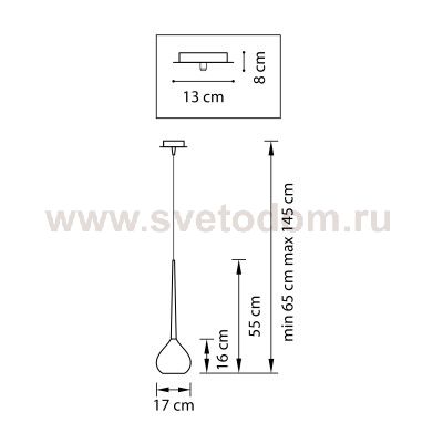 Подвесной светильник Lightstar 808117 Forma