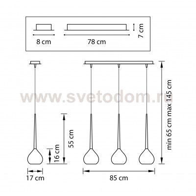 Светильник подвесной Lightstar 808132 Simple Light C