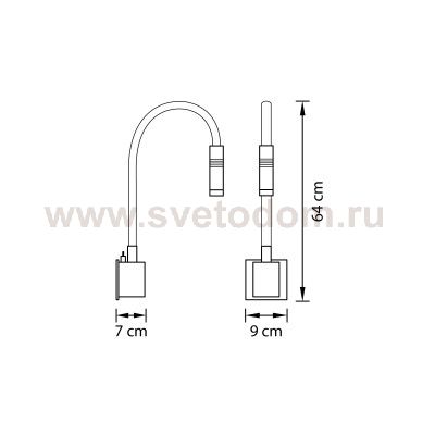 Светильник бра Lightstar 808617 Muro