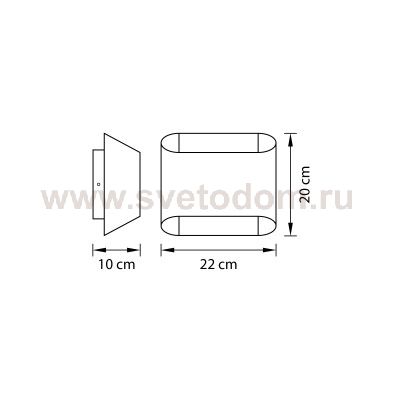 Светильник настенный бра Lightstar 808620 Muro