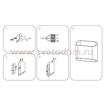 Светильник бра Lightstar 808623 Muro