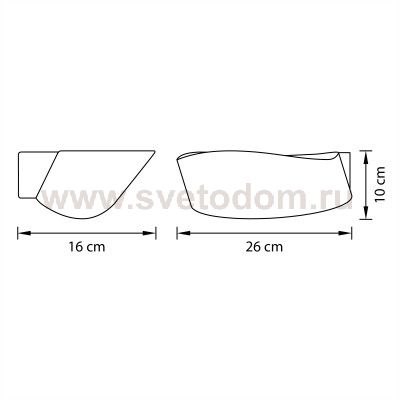 Светильник бра Lightstar 808630 Muro