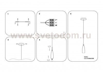 Подвесной светильник Lightstar 810011 Agola