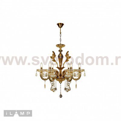 Подвесная люстра iLamp Asia 81069-6 Бронзовая