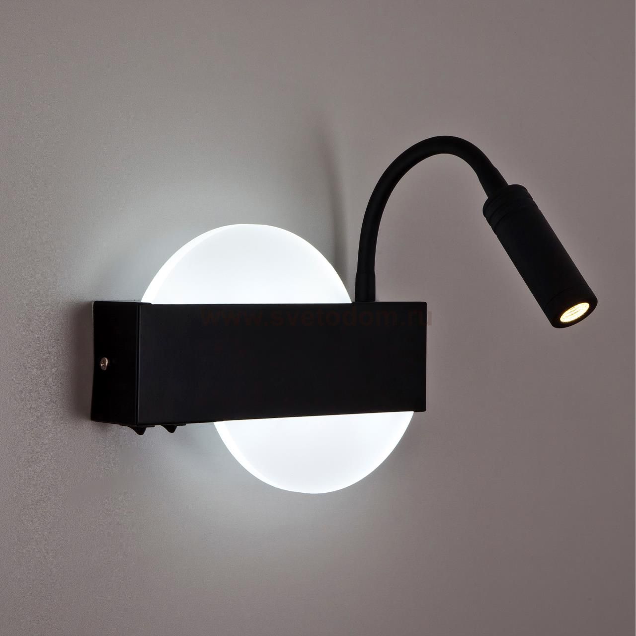 Настенный светильник LED4U L8108-2 BK