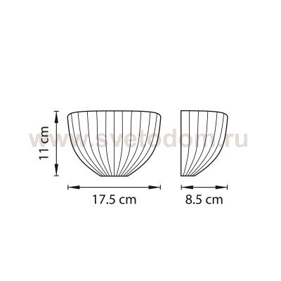 Светильник бра Lightstar 810810 Agola