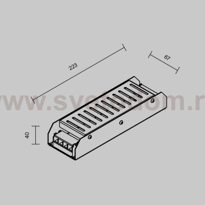 Комплектующие к светодиодной ленте Led Strip 811001