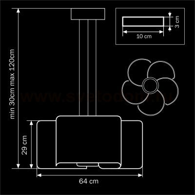 Люстра подвесная Lightstar 811150 Pittore
