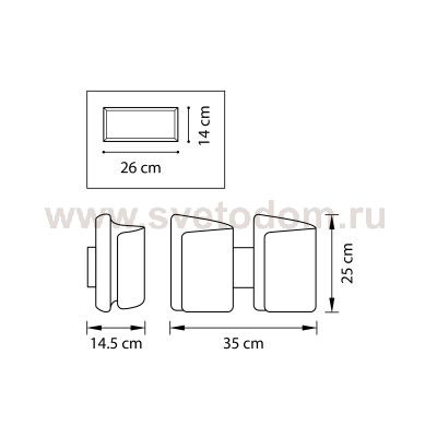 Светильник бра Lightstar 811622 Pittore