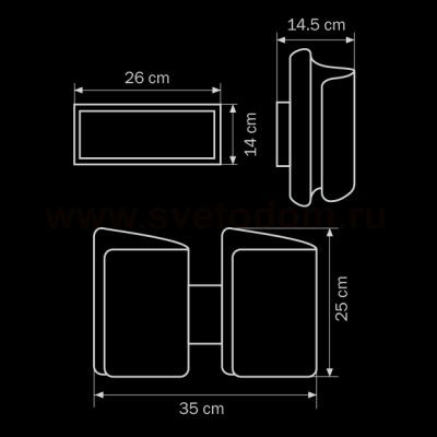 Светильник бра Lightstar 811620 Pittore