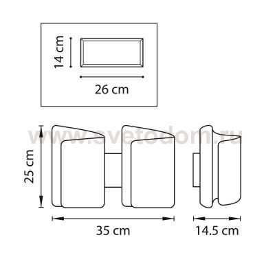 Светильник бра Lightstar 811627 Pittore