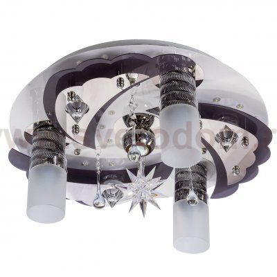 Светильник ЭкономСвет 8121/6+3WT+CR RC WTLED