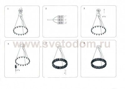 Люстра подвесная Lightstar 812186 Nibbler