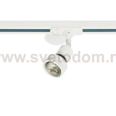 8126 white GU10 светильник для однофазной шины Italline