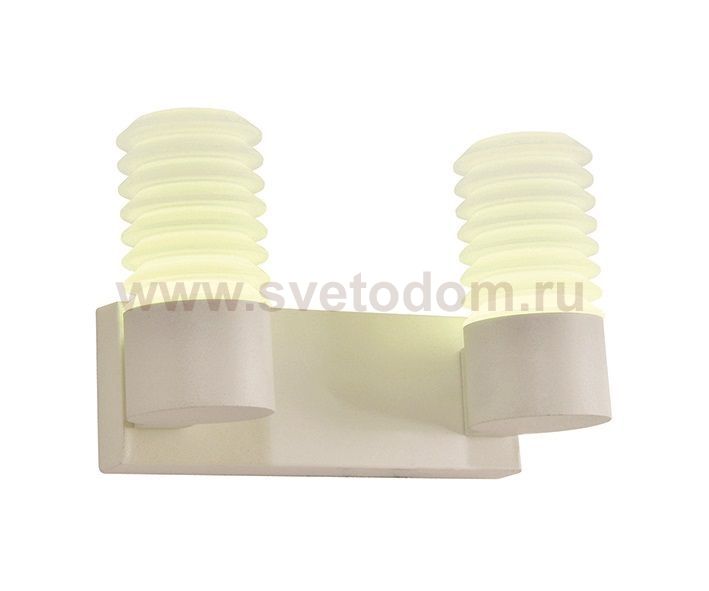 Светильник АЛИНДА белый w28,5*13 h17 Led 2*3W (4000K) (лампы в комплекте) Kink light 8128