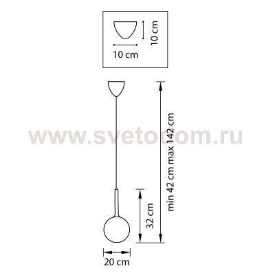 Подвесной светильник Lightstar 813021 Globo