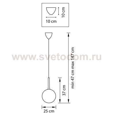 Подвесной светильник Lightstar 813033 Globo