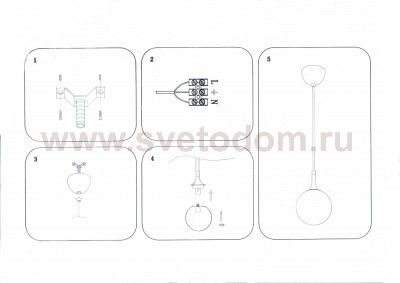 Подвесной светильник Lightstar 813031 Globo