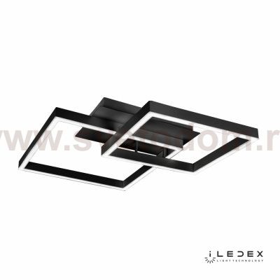 Потолочный светильник iLedex Grace 8139-500+400-X-T 3000-6000K Черный