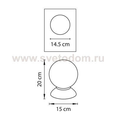 Настольная лампа Lightstar 813913 Globo