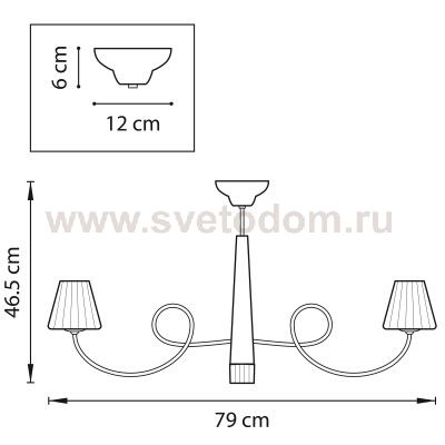 Люстра потолочная Lightstar 814073 Vortico